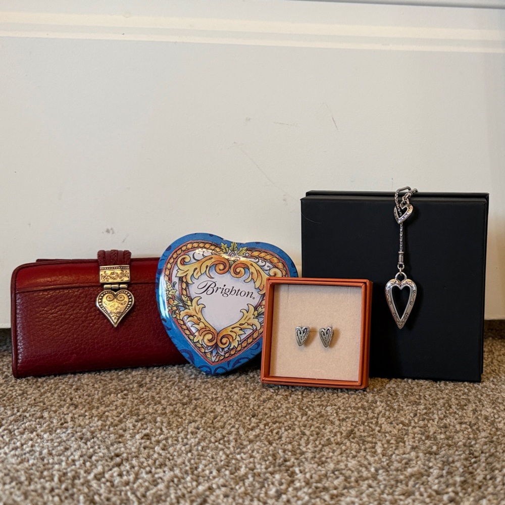 Brighton Heart Jewelry and Wallet Set